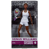 Barbie Venus Williams fashion doll with tennis racket, UK version