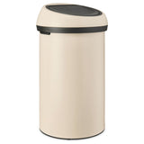 Brabantia 60L touch top bin soft beige - British product