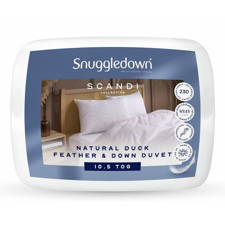 Snuggledown Scandi Duck duvet 10.5 tog single, UK version
