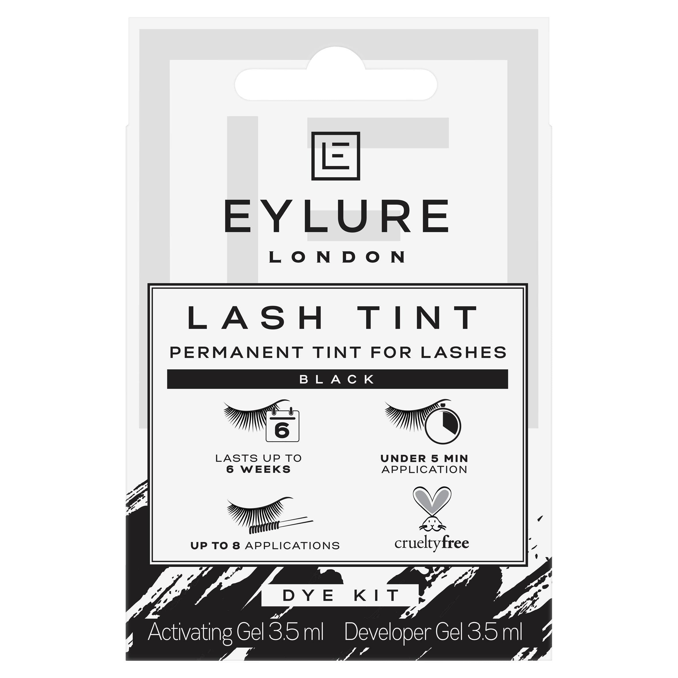 Eylure Dylash Dye Kit Black Beauty at home Sainsburys   