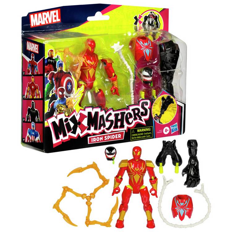 Mixmashers Iron Spider action figure 5 inch, imported from the UK