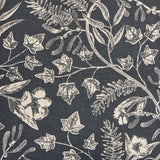 Habitat winter floral grey cushion 43x43cm, UK version