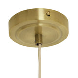 Argos Home petal glass pendant ceiling light brushed brass, imported from the UK