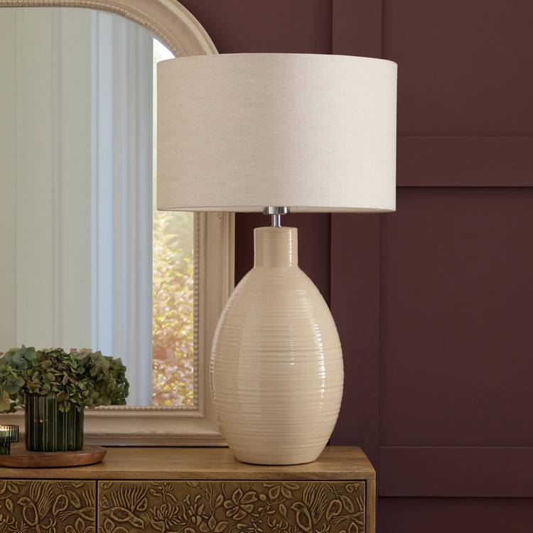 Voyage Maison Epona ceramic table lamp base cream - British product