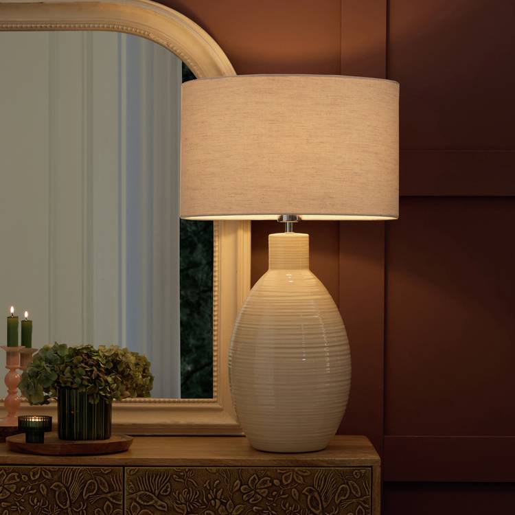 Voyage Maison Epona ceramic table lamp base cream - British product