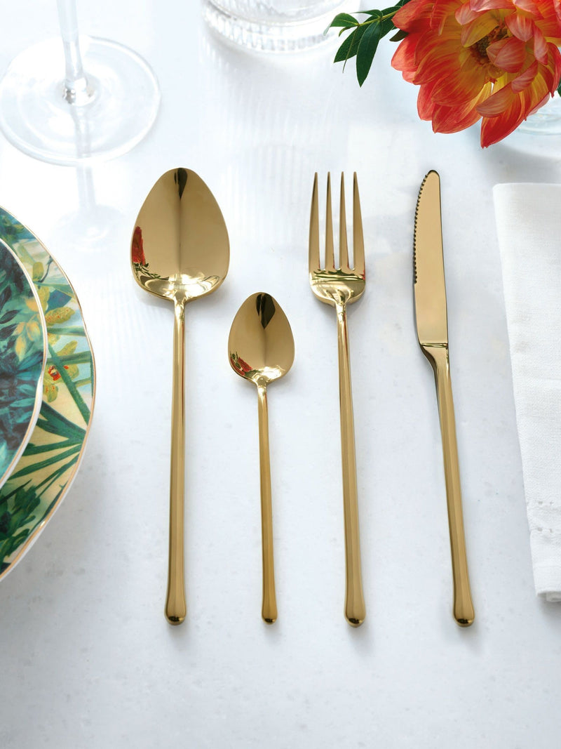 Clarke & Clarke Silver Igneous Cutlery Set 16 Piece