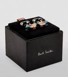 Paul Smith mini cufflinks featuring Mini car design - British product
