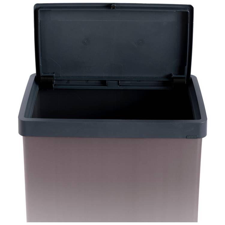 Curver Verto touch top kitchen bin 54L pearl rose, UK version