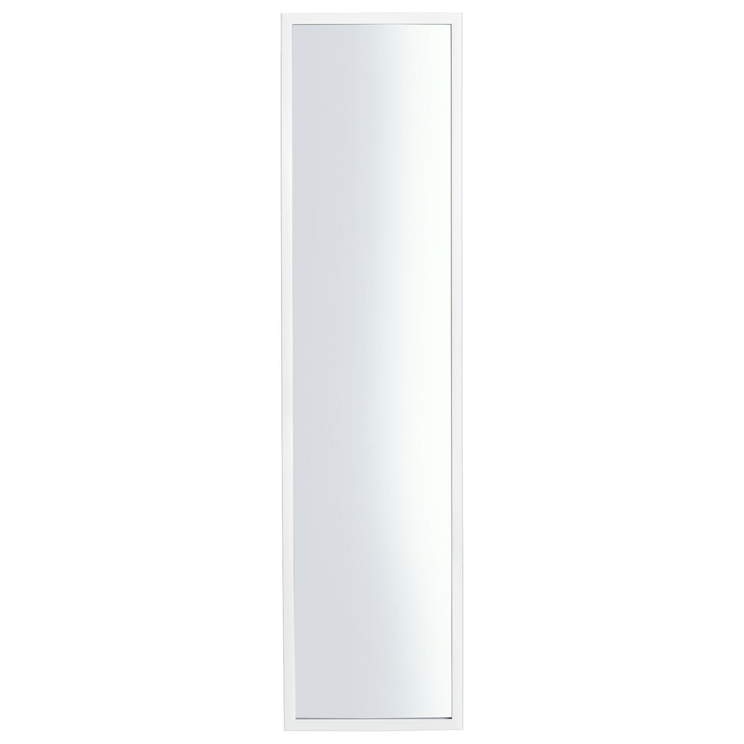 Home Essentials full length wall mirror white frame 120x30cm (British brand)