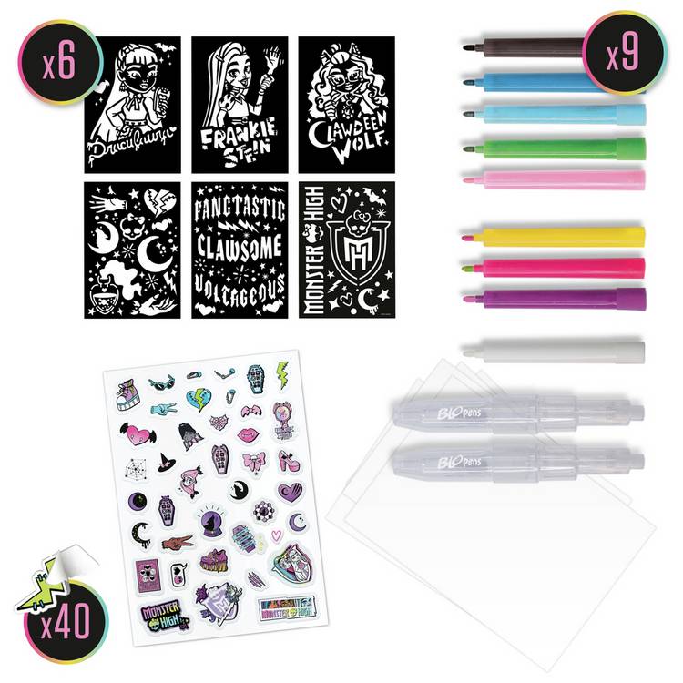 Blopens Monster High activity craft set H24cm (British brand)