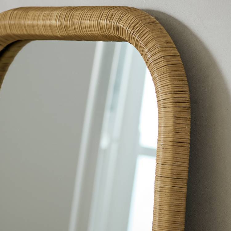 Habitat rattan full length wall mirror 150x60cm, UK version