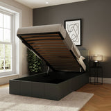 GFW End Lift Single Ottoman Bed - Grey
