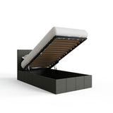 GFW End Lift Single Ottoman Bed - Grey