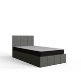 GFW End Lift Single Ottoman Bed - Grey