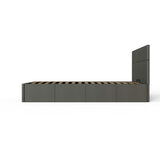 GFW End Lift Single Ottoman Bed - Grey