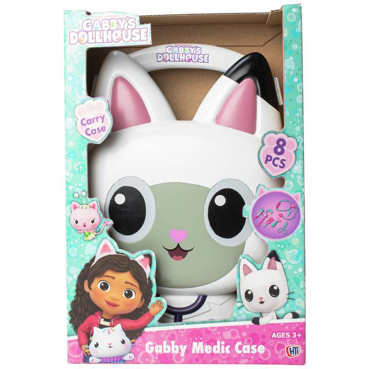 Gabby's Dollhouse doctor set with 9 accessories - British product