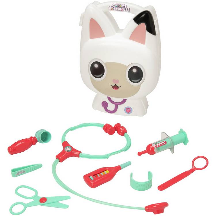Gabby's Dollhouse doctor set with 9 accessories - British product