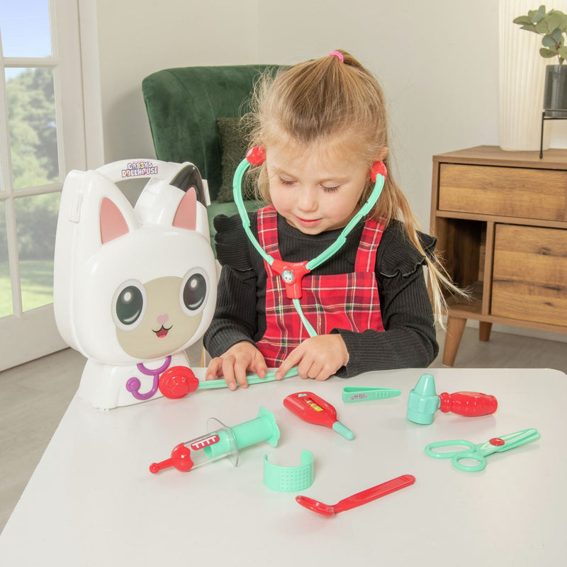 Gabby's Dollhouse doctor set with 9 accessories - British product
