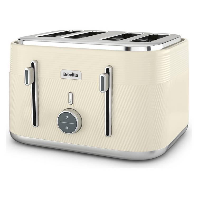 Breville Obliq cream 4-slice toaster, UK version