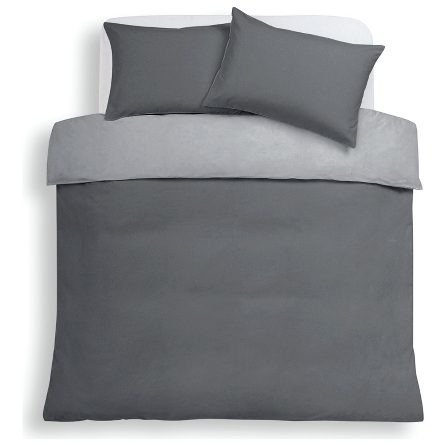 Habitat Cord Charcoal Bedding Set - Double