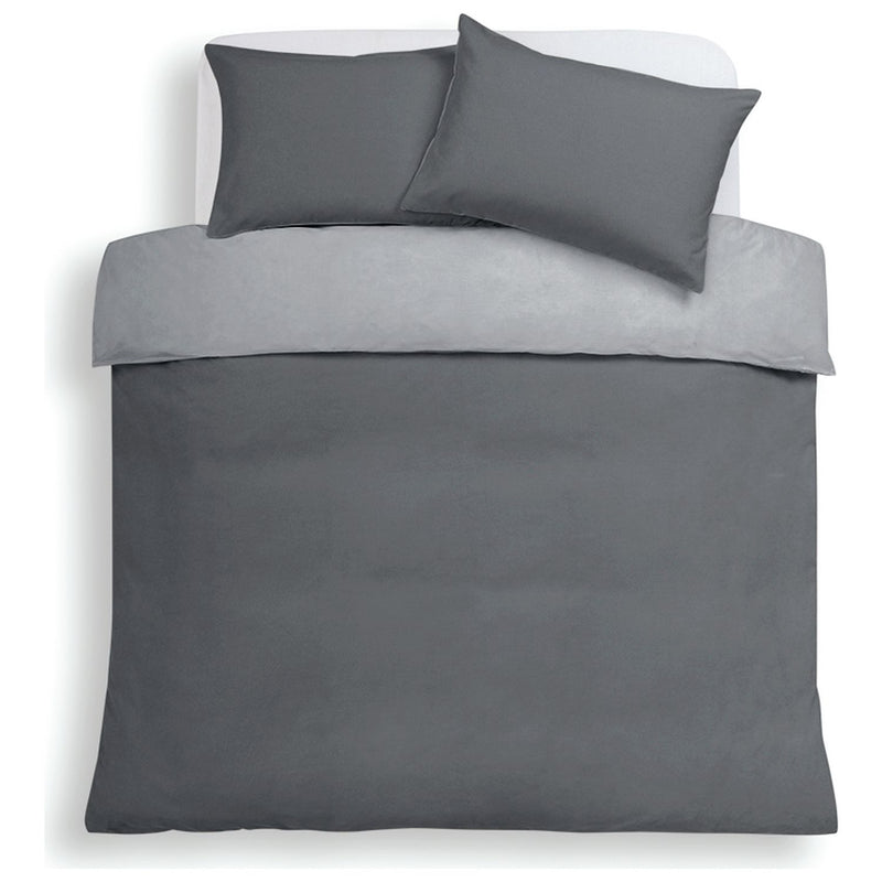 Habitat Cord Charcoal Bedding Set - Double
