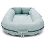 DockATot Dock Marine Chambray baby lounger, imported from the UK