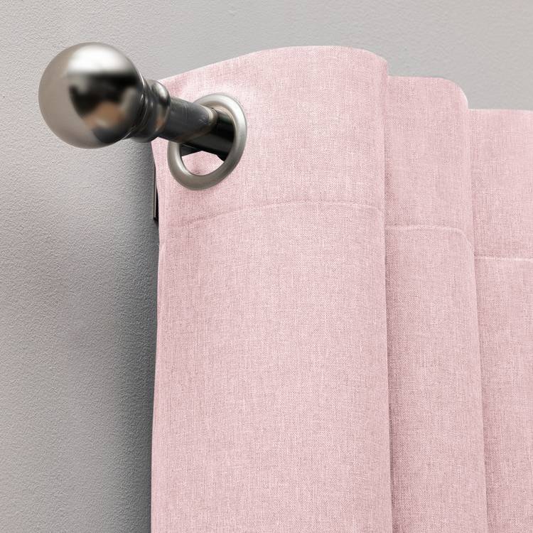 Habitat blackout eyelet curtains pink 117x137cm, UK version