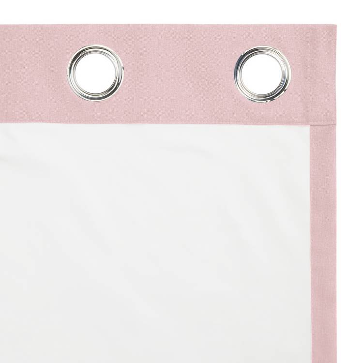 Habitat blackout eyelet curtains pink 117x137cm, UK version