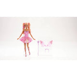 Barbie Fairy Doll with toy wand and colour-change wings 32cm, UK version