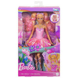 Barbie Fairy Doll with toy wand and colour-change wings 32cm, UK version