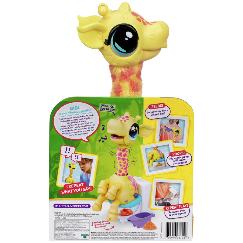 Little Live Pets interactive giraffe toy Gigi, imported from the UK