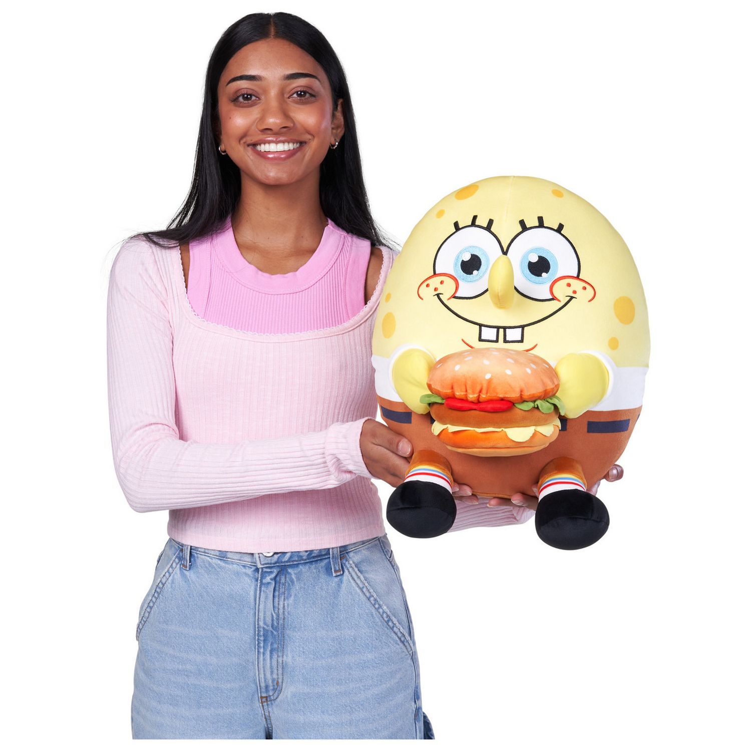 Snackles SpongeBob soft toy 35cm (British brand)