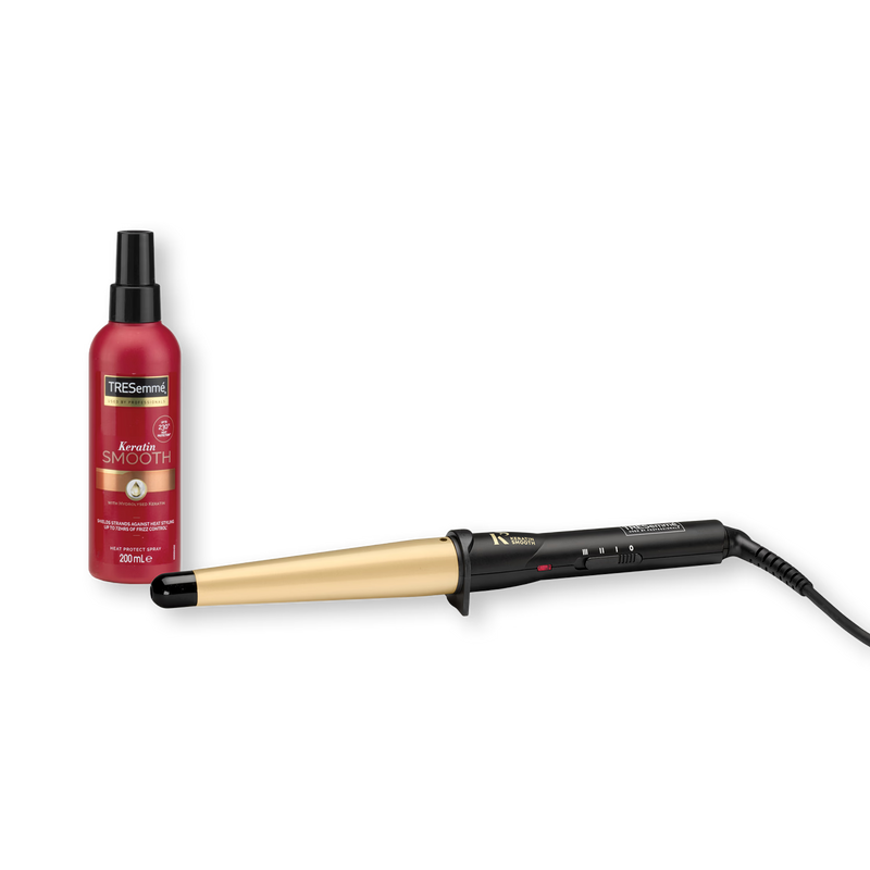 TRESemmé Keratin Smooth waving wand black, imported from the UK