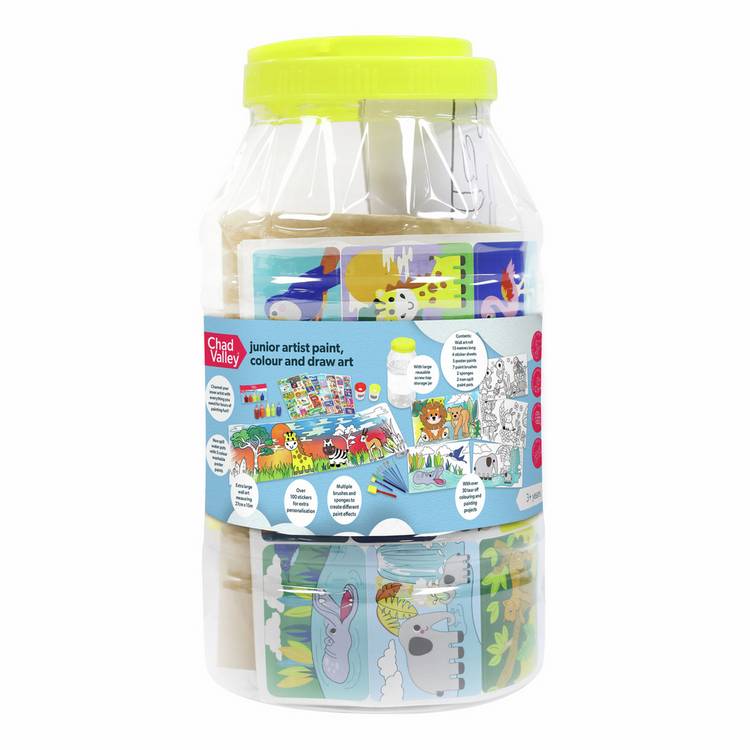 Chad Valley Junior Artist Paint Colour Draw art set, UK version