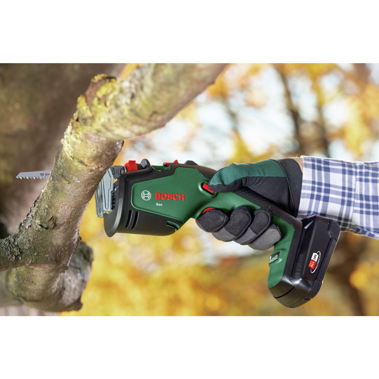 Bosch KEO 18V cordless garden saw - British product