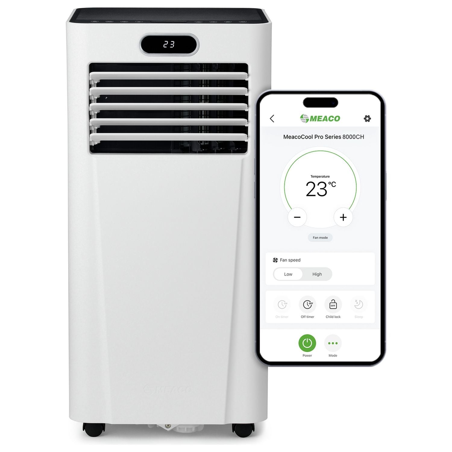 Meaco Cool MC 8000CHBTU air conditioner, imported from the UK