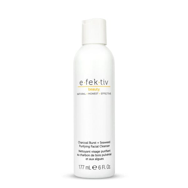 e.fek.tiv Facial Cleanser Charcoal Burst Plus Seaweed 177ml - British product