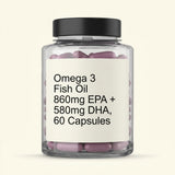 Holland & Barrett Omega 800mg fish oil capsules 60 count, UK version