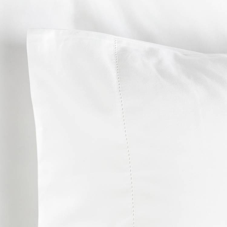 Habitat bedding set 400 thread count white stitch detail single (British brand)