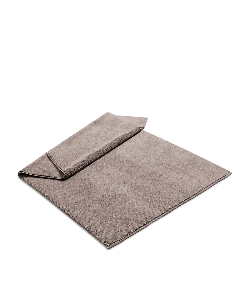 Hamam organic cotton woven bath mat 100cm x 150cm, UK version