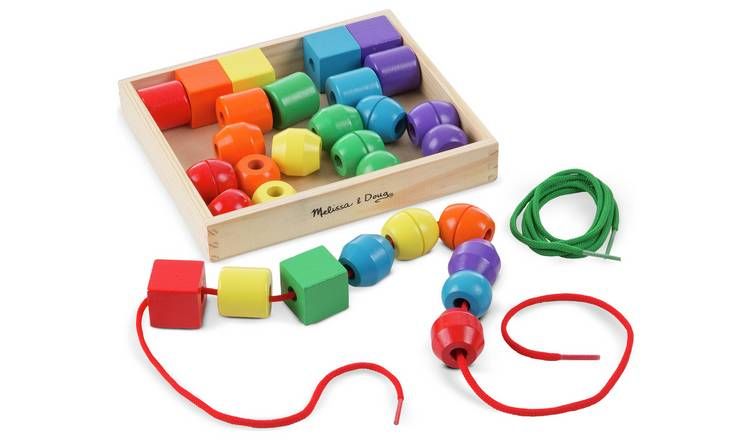 Melissa & Doug Primary Lacing Beads GOODS Argos