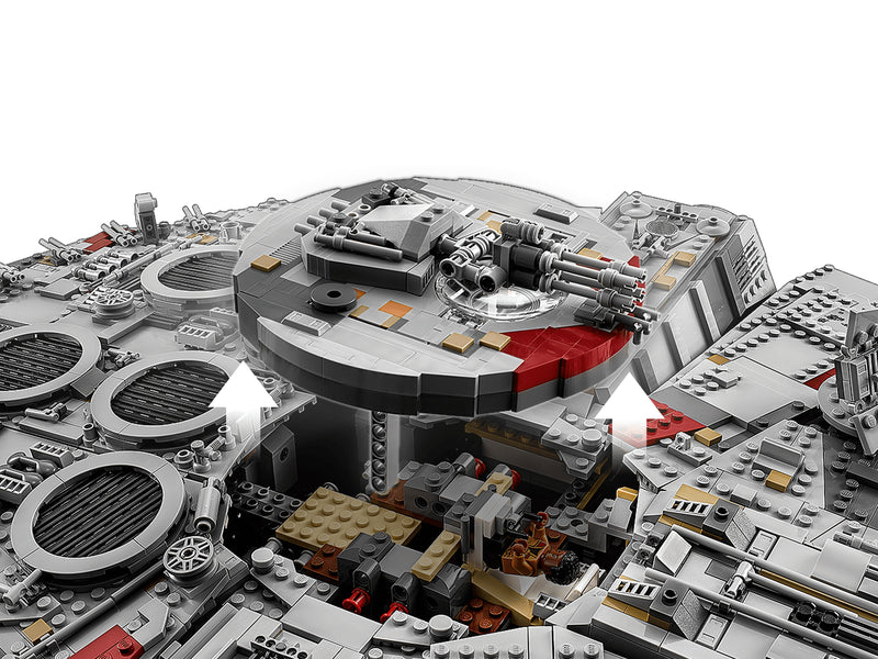 LEGO Millennium Falcon Star Wars model 7541 pieces, imported from the UK