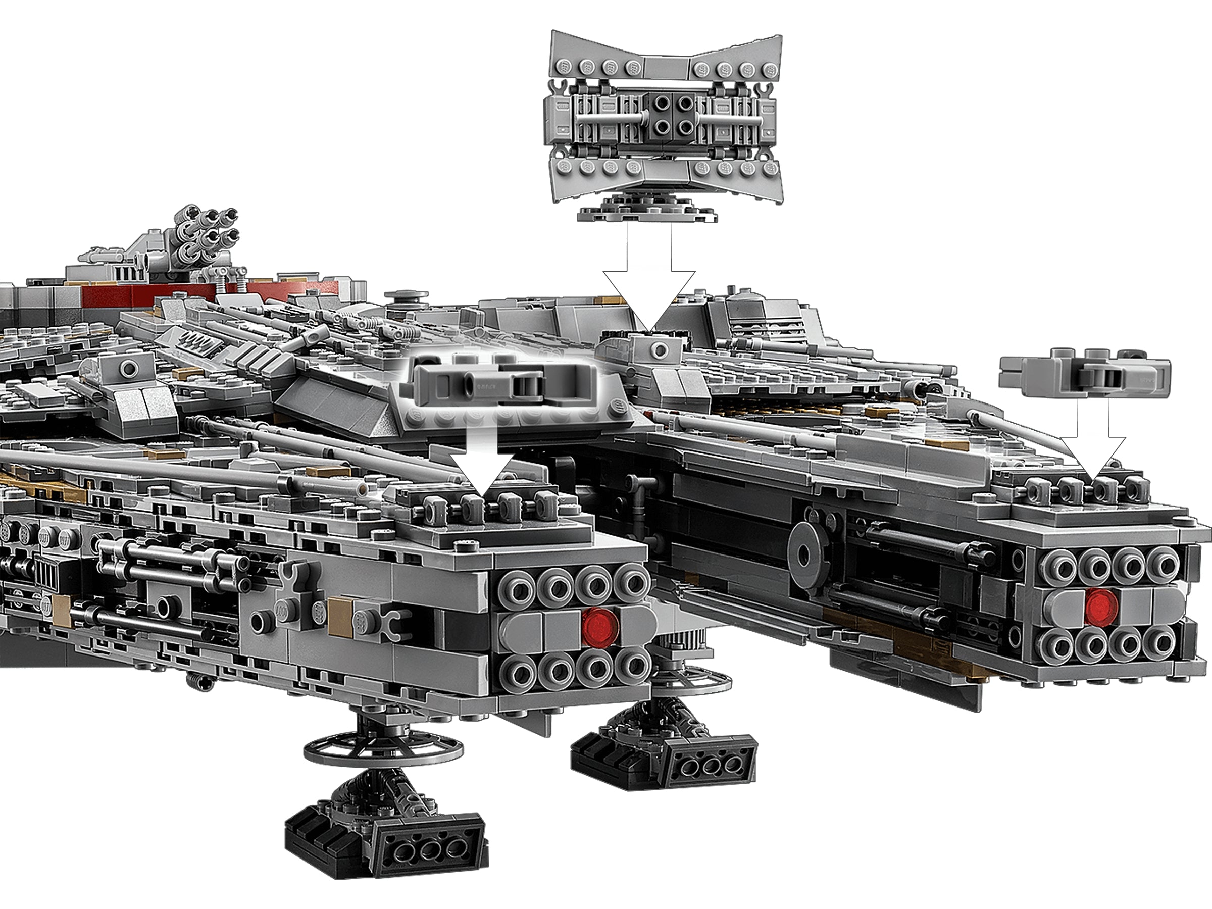 LEGO Millennium Falcon Star Wars model 7541 pieces, imported from the UK