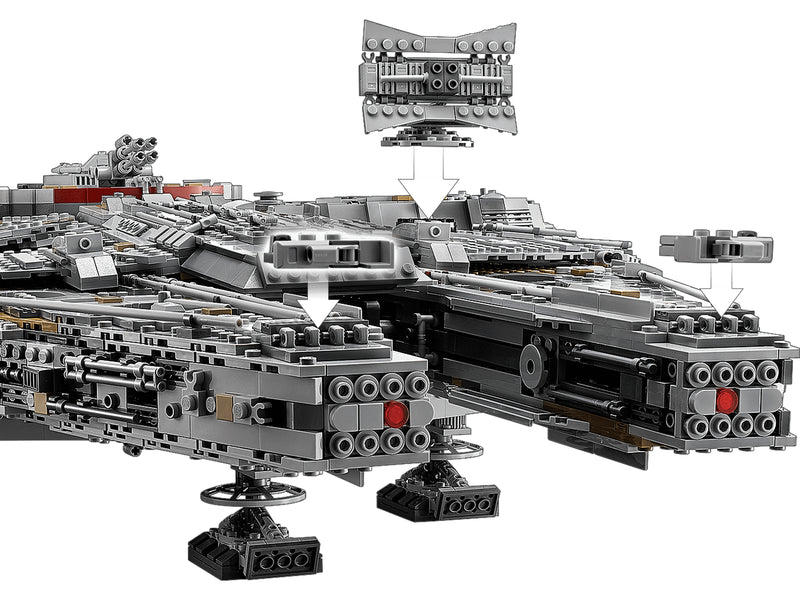 LEGO Millennium Falcon Star Wars model 7541 pieces, imported from the UK