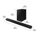 Samsung HW-T420 2.1ch soundbar with wired subwoofer - British product