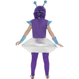 Smiffys Alien Girl Costume silver, imported from the UK