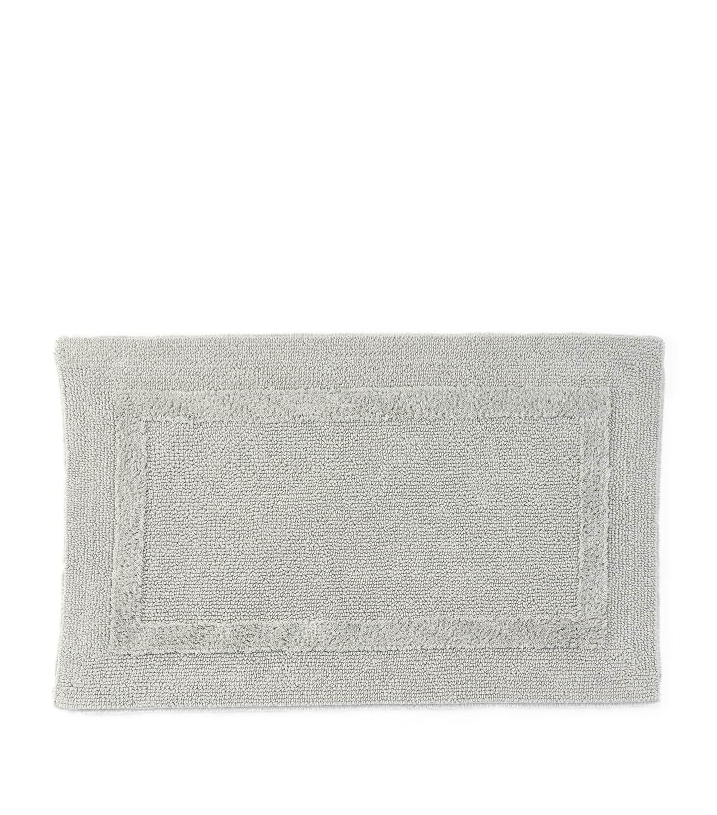 Abyss & Habidecor reversible bath mat in Egyptian Giza cotton 50cm x 80cm - British product