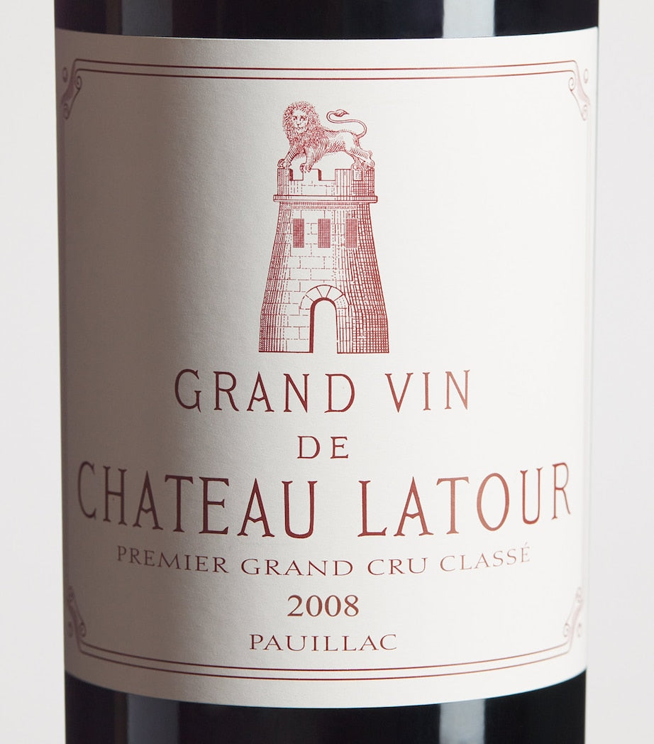 Château Latour Grand Vin Red Wine 2008 75cl - British product