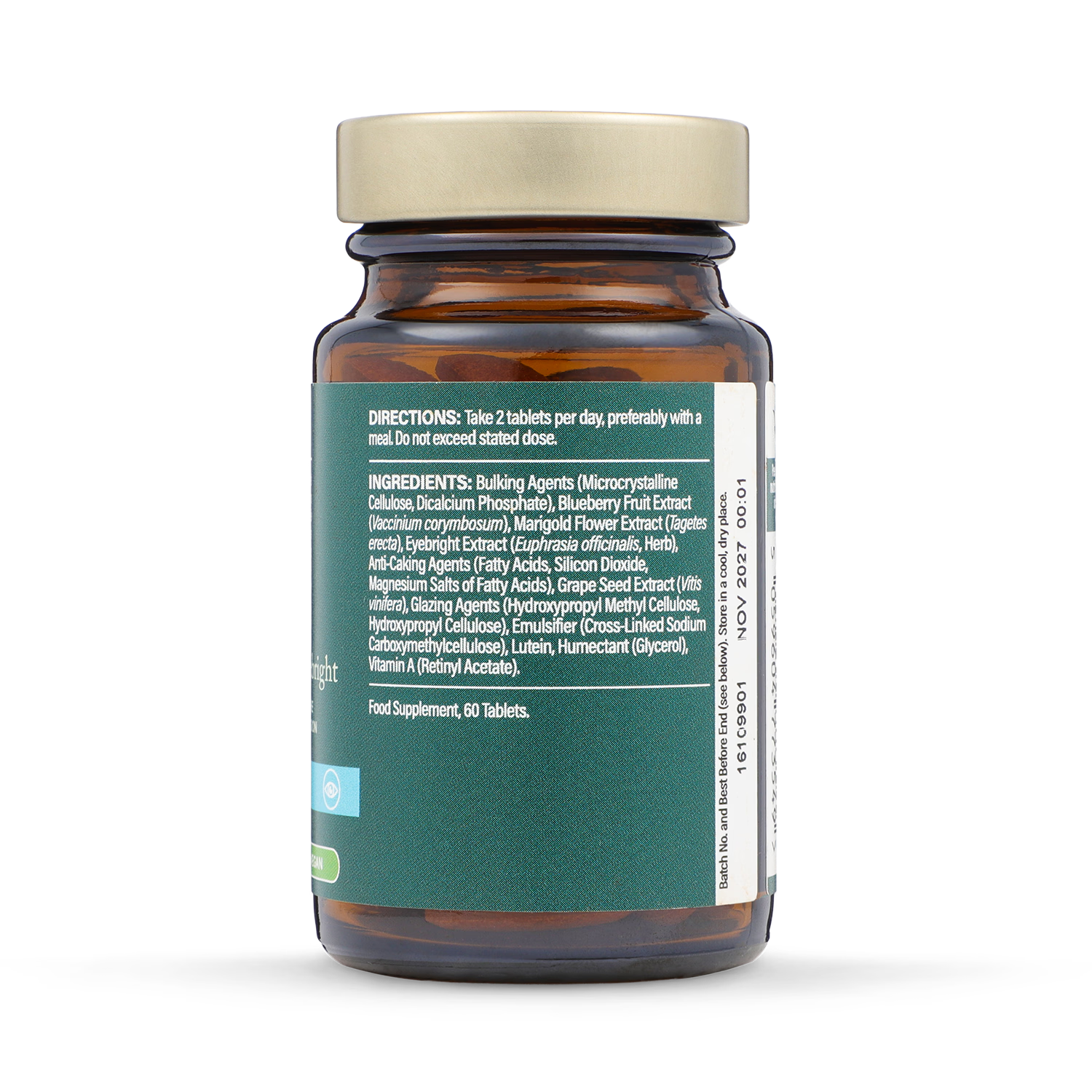 Holland Barrett Blueberry Vision 60 Capsules