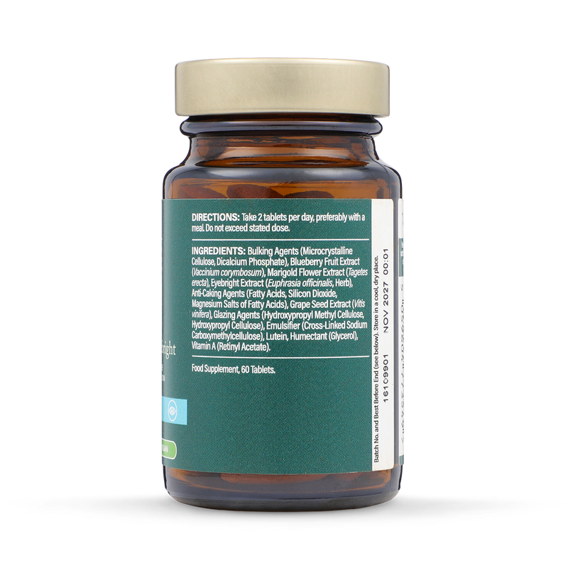 Holland Barrett Blueberry Vision 60 Capsules